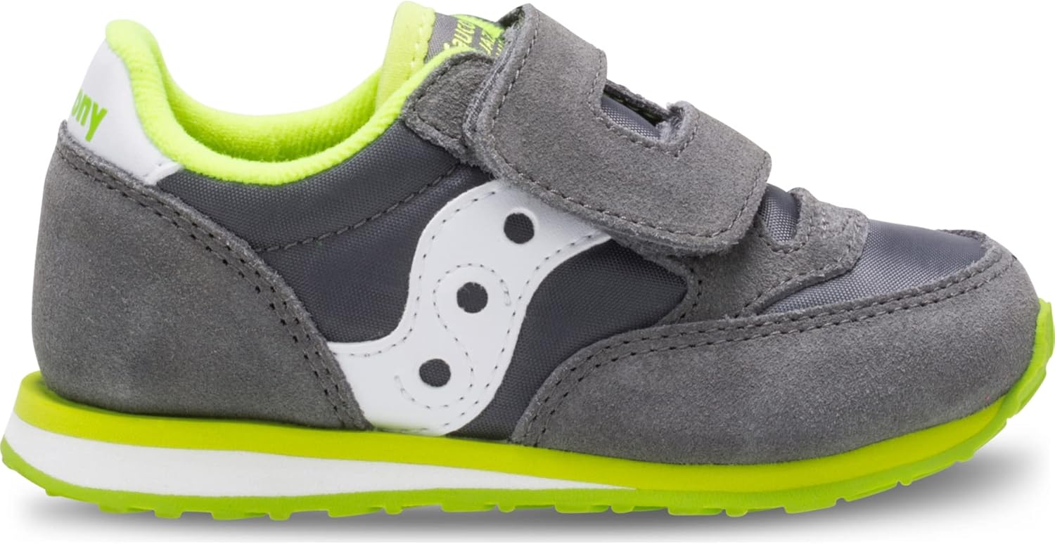 Saucony Kids' Baby Jazz Hook & Loop Sneakers for Active Play