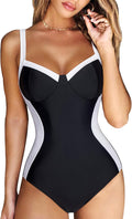 RXRXCOCO Women Slimming Tummy Control One Piece Swimsuit
