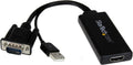 VGA to HDMI Adapter with USB Audio for Laptop and PC Use