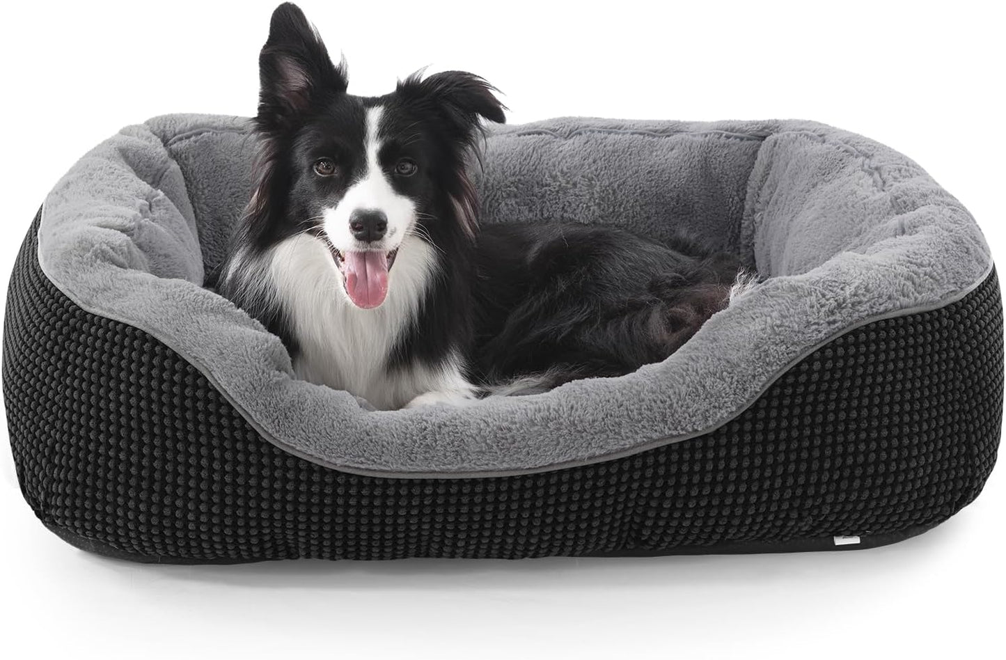 INVENHO Dog Bed Medium Size with Orthopedic Support and Comfort