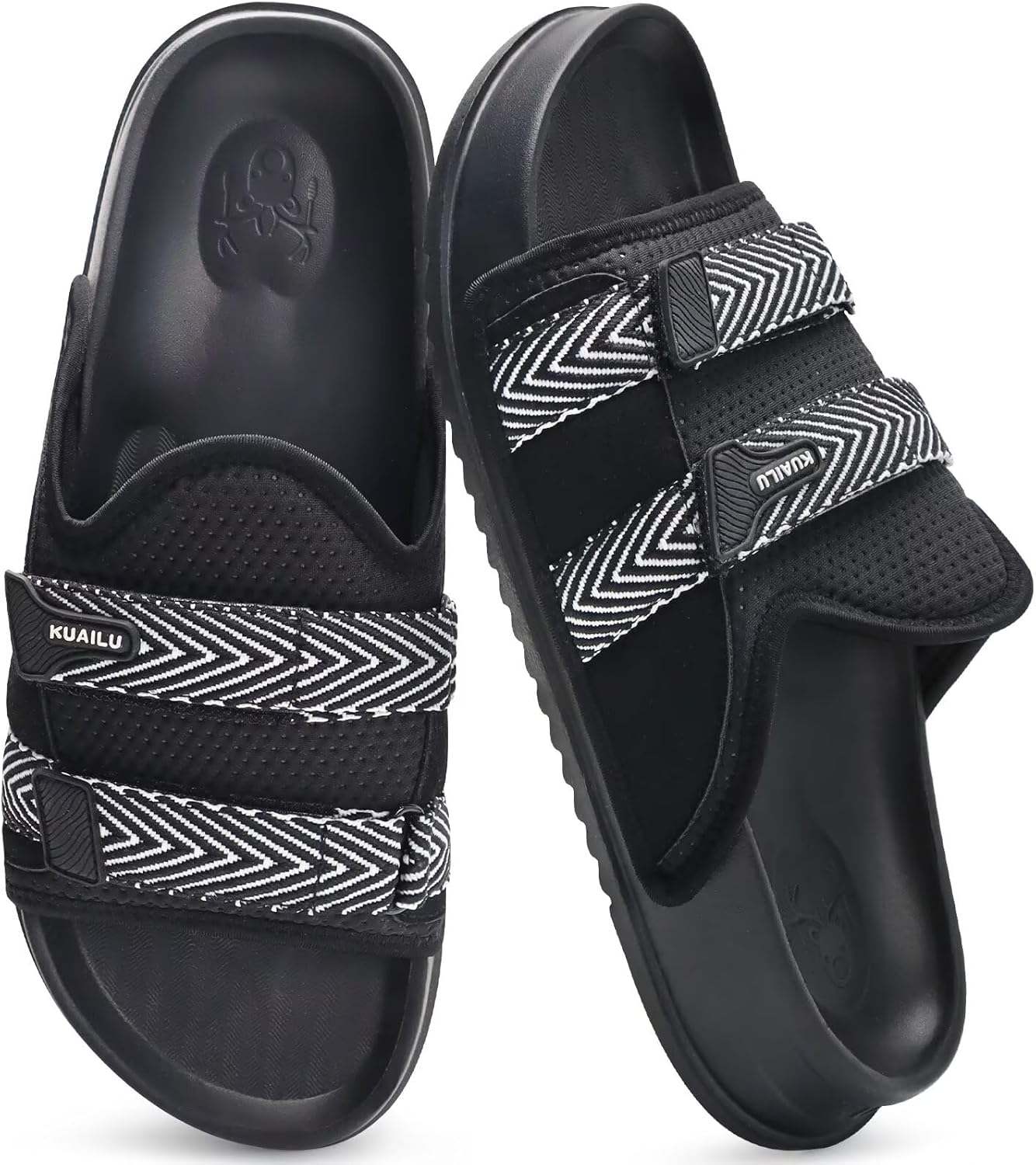 KuaiLu Mens Orthotic Sandals with Arch Support for Comfort
