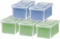 File Box File Organizer w Hinged Split Latching Lid - Clear 44 Qt