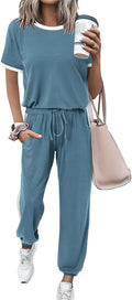 Womens 2 Piece Summer Tracksuit Set - Lightweight Travel Lounge skin