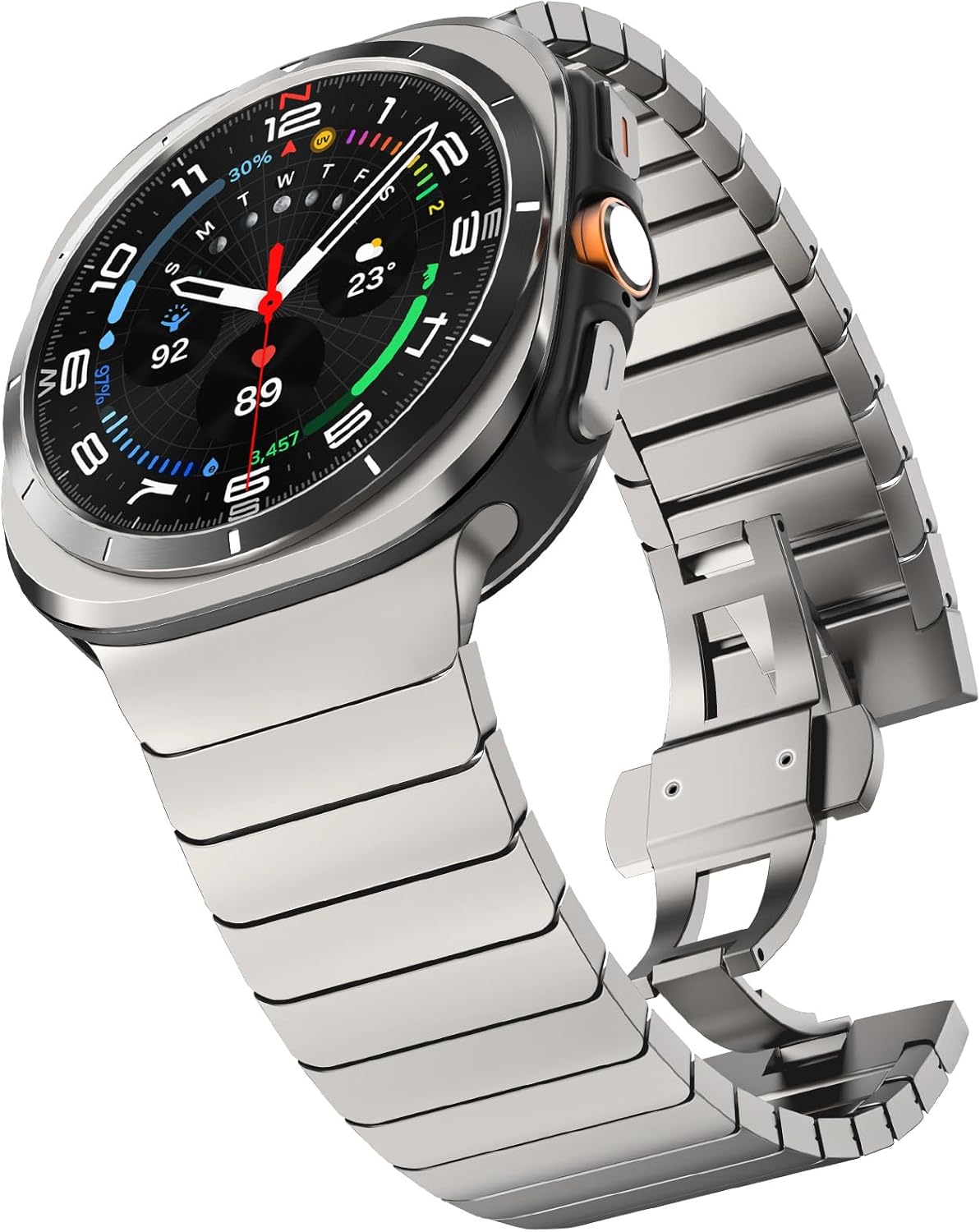 Titanium Link Band for Galaxy Watch 7 Ultra
