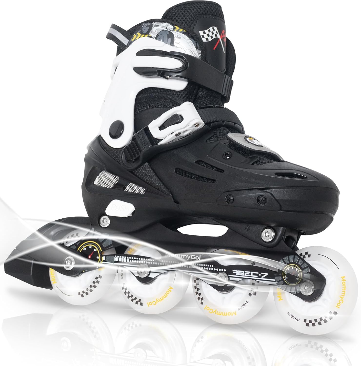 MammyGol Inline Skates for Boys and Girls - Adjustable Fun
