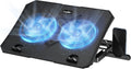 KeiBn Laptop Cooling Pad for 10-15.6 in Laptops - Quiet Dual-Fan Stand