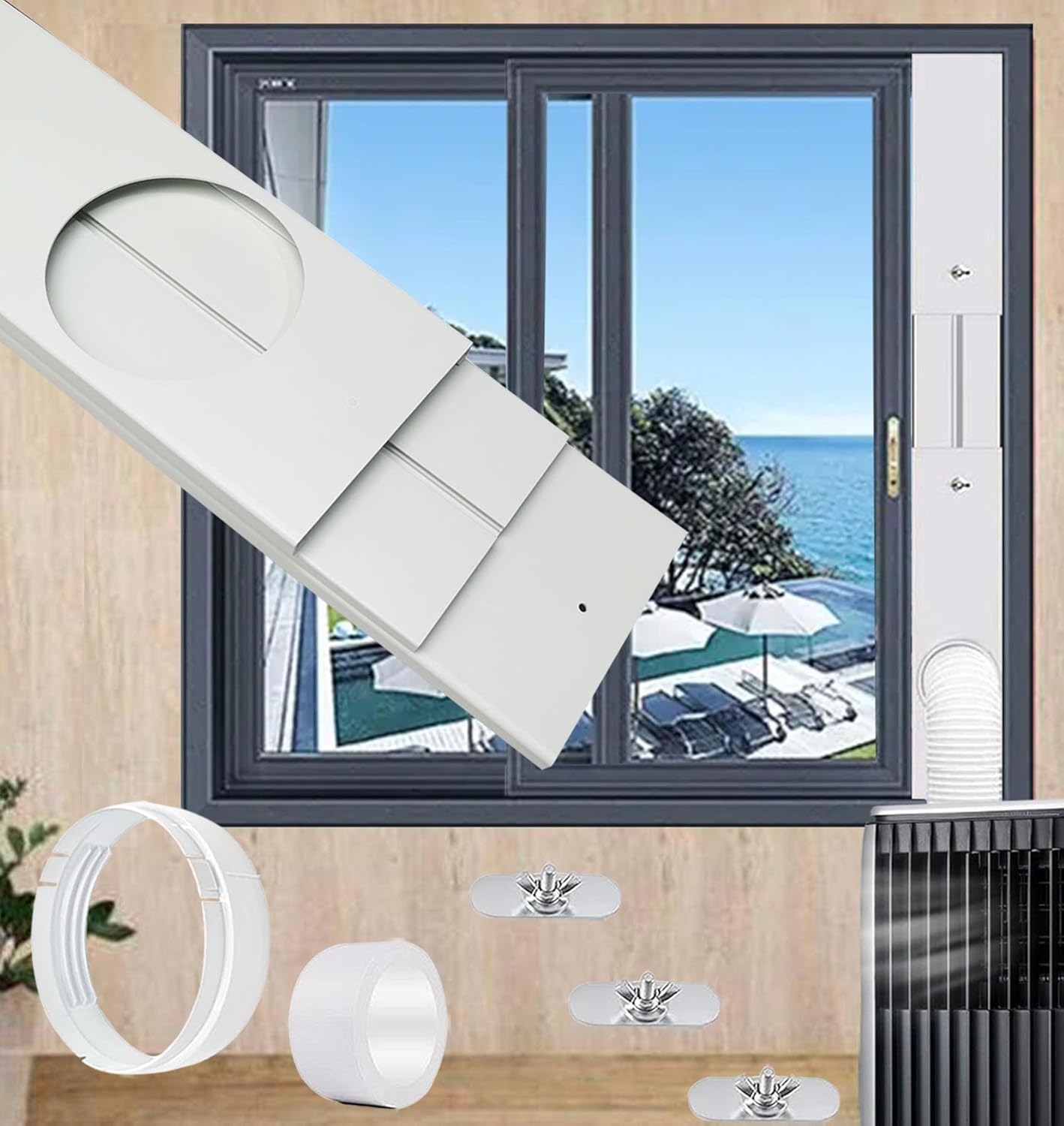 Universal Sliding Window Seal Kit by tBesme - Max 48 Inch Vent