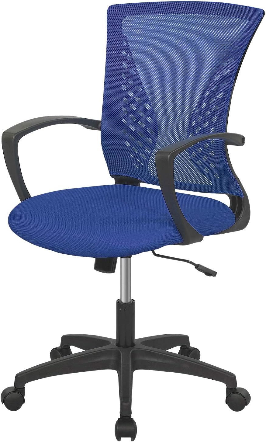 Home Office Chair with Lumbar Support and Adjustable Features