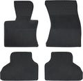 Car Floor Mats Custom Fit for BMW X5 F15 X6 F16 - Full Black Rubber