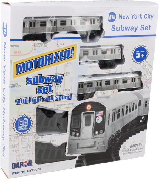 New York MTA 3 Pc. Battery Operated Train Set with Track