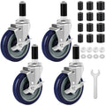 5 Inches Prep Table Wheels Set of 4 for Commercial Kitchen Use