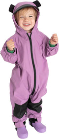 Kids Toddler Rain Suit Waterproof Coverall - Durable Puddle Protection