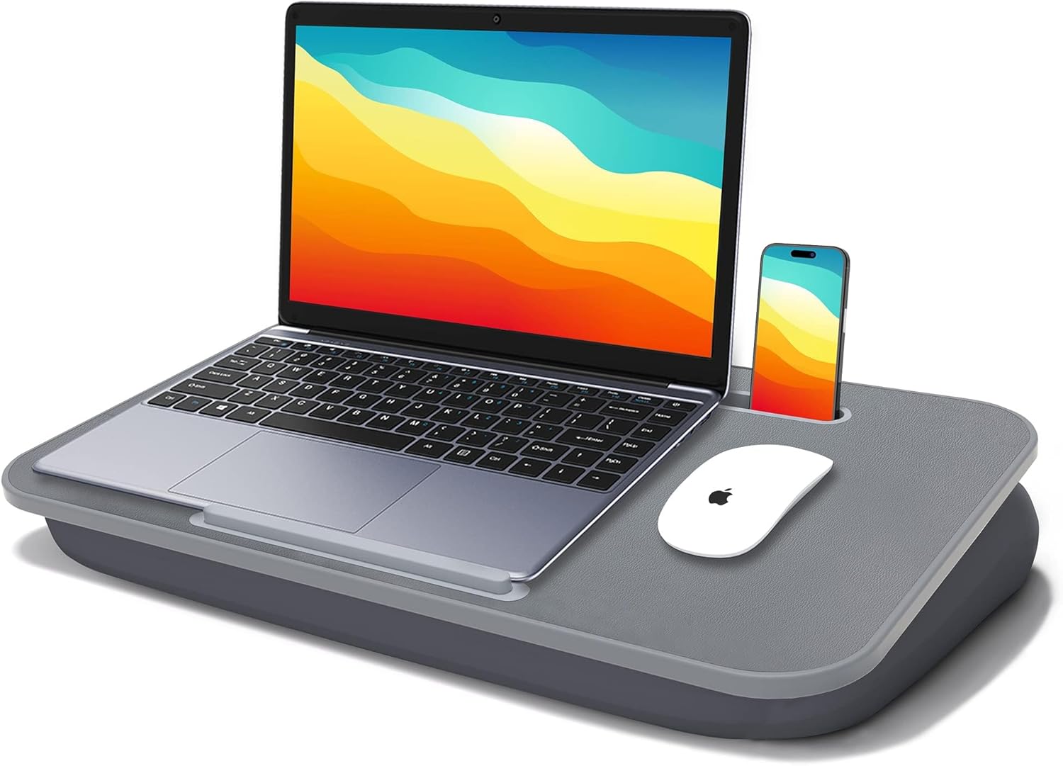 Lap Desk with Cushion for 17 inch Laptop - Portable & Practical