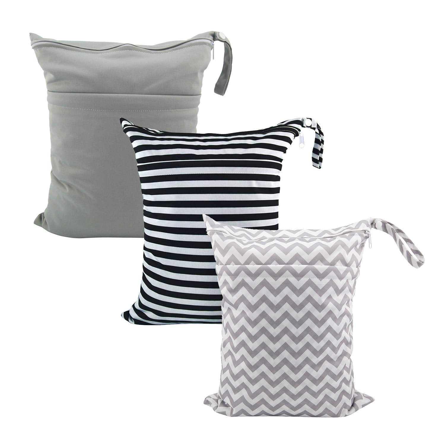 ALVABABY 3pcs Waterproof Wet Dry Bags - Perfect for On-the-Go!