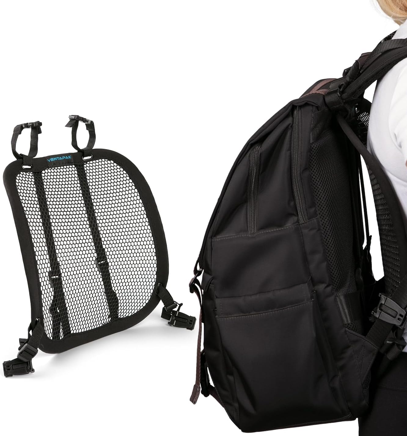 VentaPak Lightweight Ventilation Backpack Spacer for Comfort