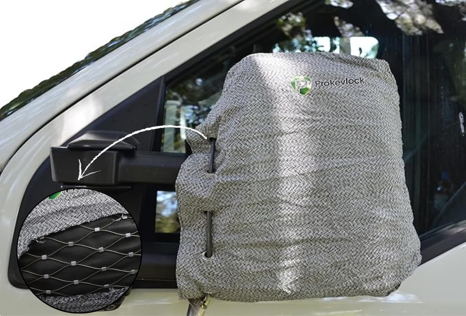 HD-MirrorLock Heavy-Duty Truck Side Mirror Covers Set