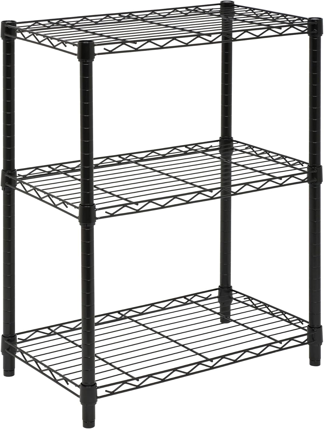3-Tier Heavy Duty Adjustable Shelves for Versatile Storage