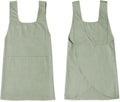 Cotton Cross Back Apron for Women - Durable Seamless Smock Apron