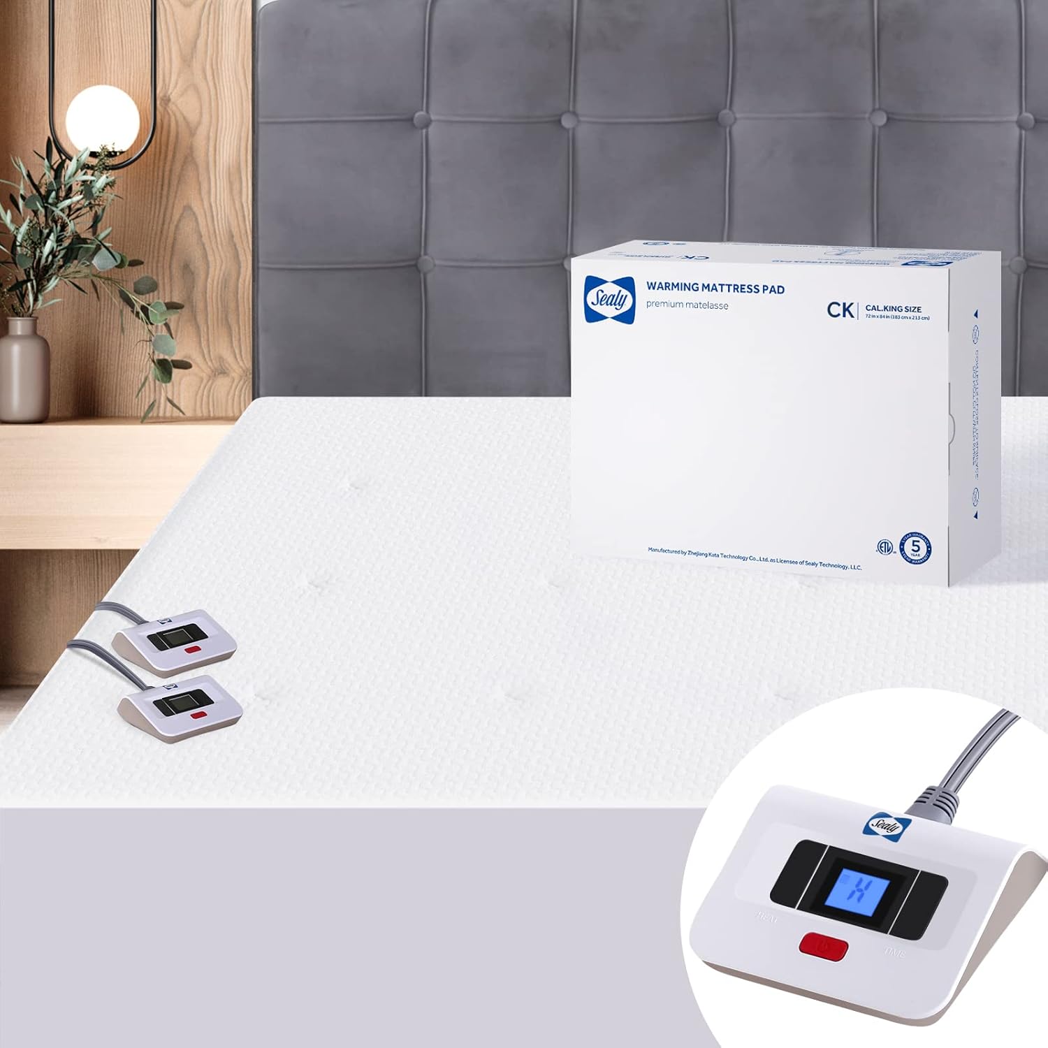 Sealy Heated Mattress Pad California King Size for Ultimate Comfort
