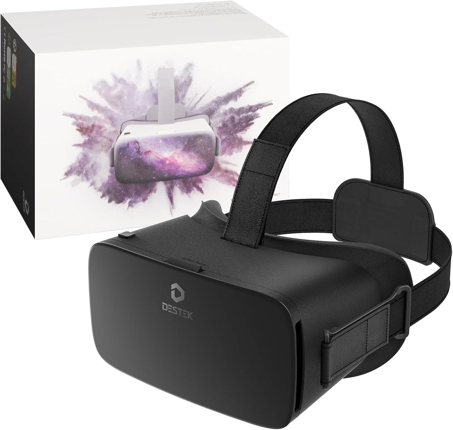 DESTEK V5 VR Headset for Phone with 110 FOV and HD Lenses