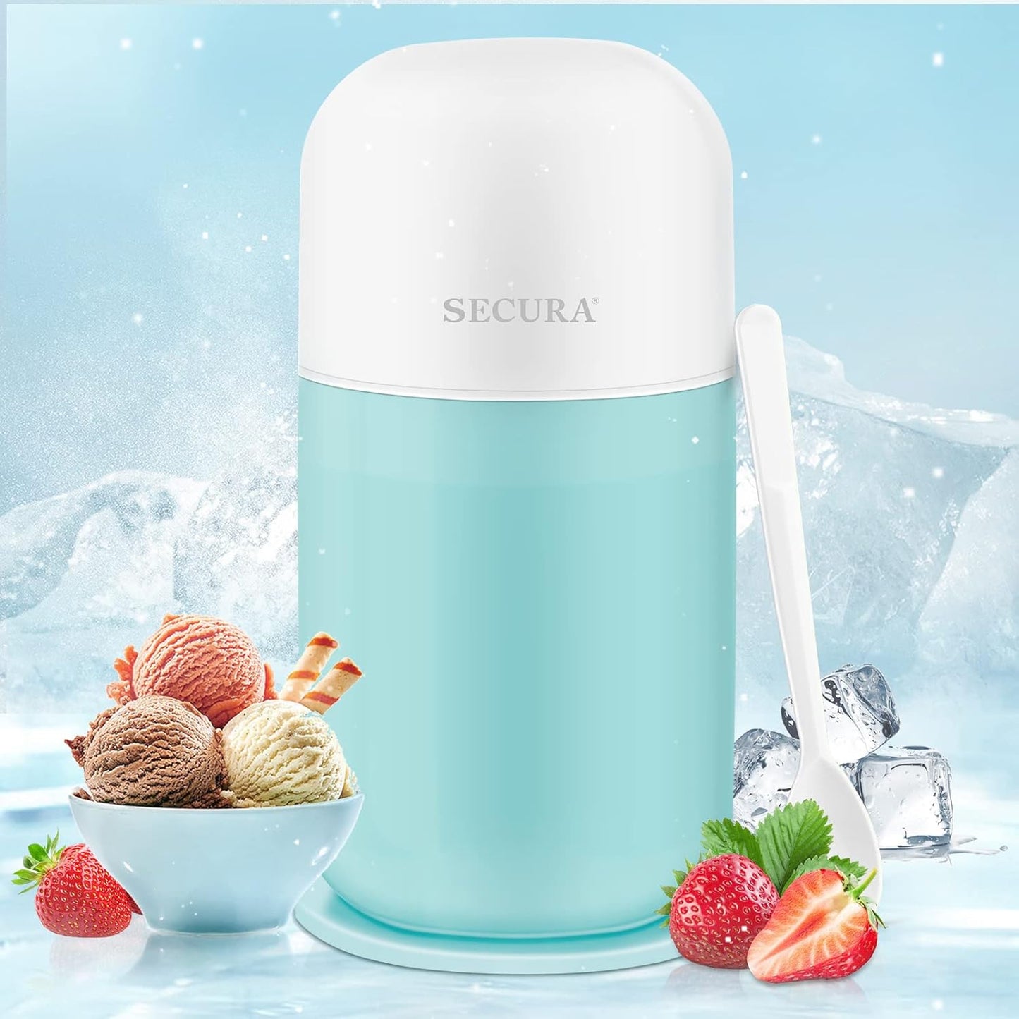 Secura Aqua Gelato Maker: Quick Homemade Joy!