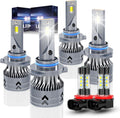 Upgraded 9005 9006 H11 Light Bulb Set for Honda Odyssey 2005-2010