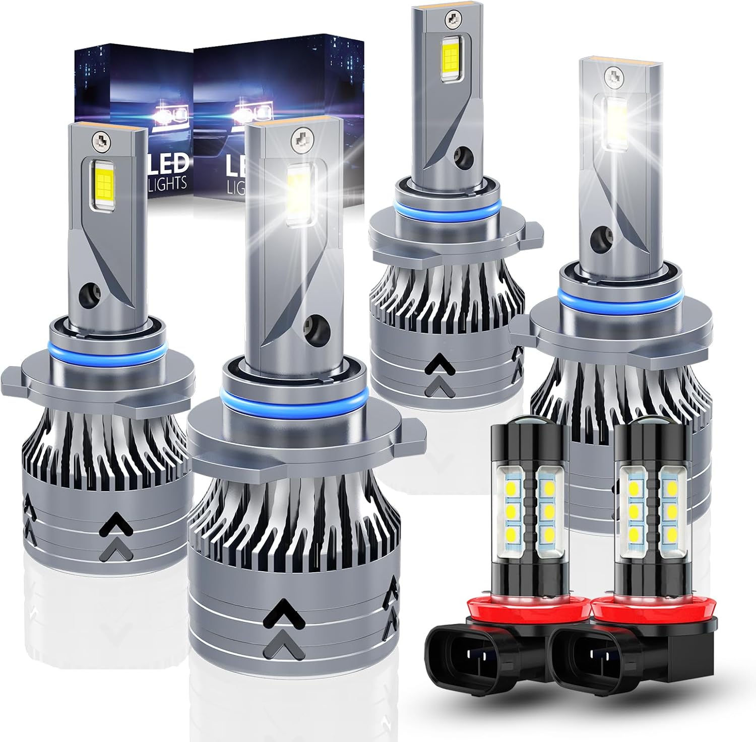 9005 9006 Light Bulbs for Honda Odyssey 2005-2010, 6-Pack