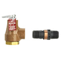 Watts 374A-030-FS Iron Boiler Pressure Relief Valve - Reliable 30 psi