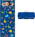 Kids Sleeping Bag Toddler Nap Mat with Removable Pillow - Soft Slumber