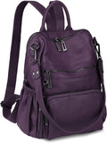 Uromee Travel Backpack Purse for Women - Stylish Vegan Leather