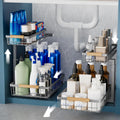 Under Sink Organizers and Storage for Kitchen and Bathroom Use