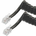 EAGLEGGO 10 Pack Lot 10ft Telephone Handset Receiver Cord