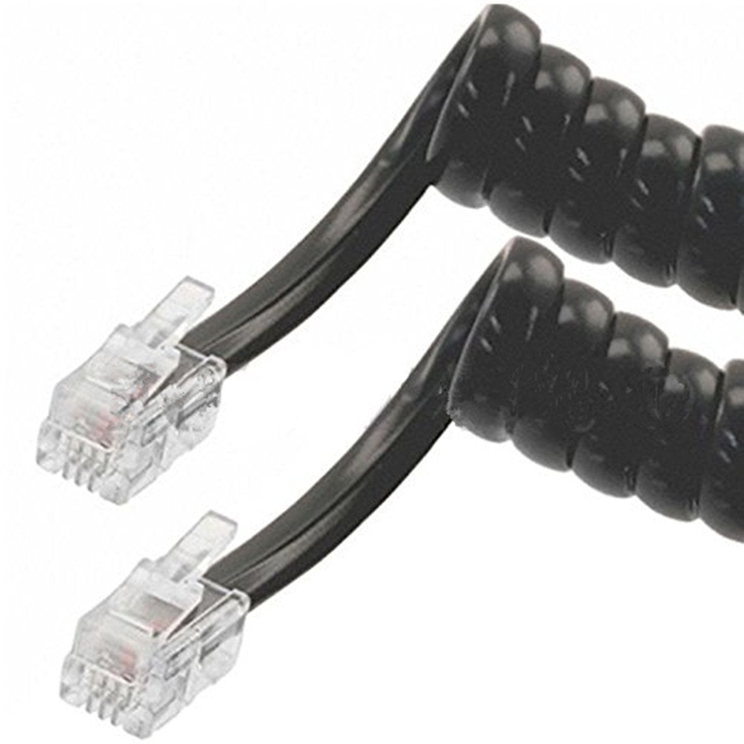 EAGLEGGO 10 Pack Lot 10ft Telephone Handset Receiver Cord