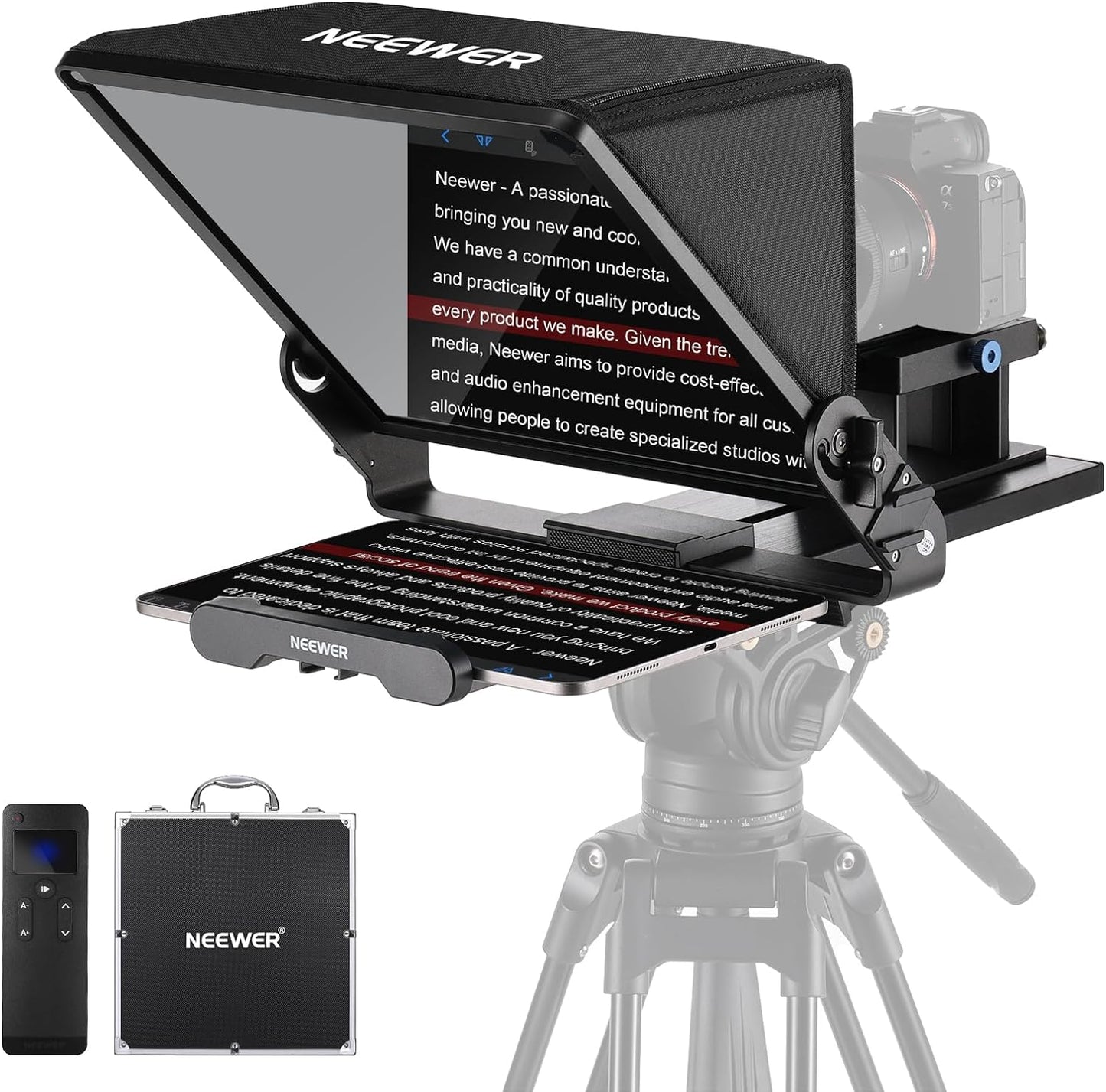 Neewer Teleprompter X14 III with Remote Control for Video
