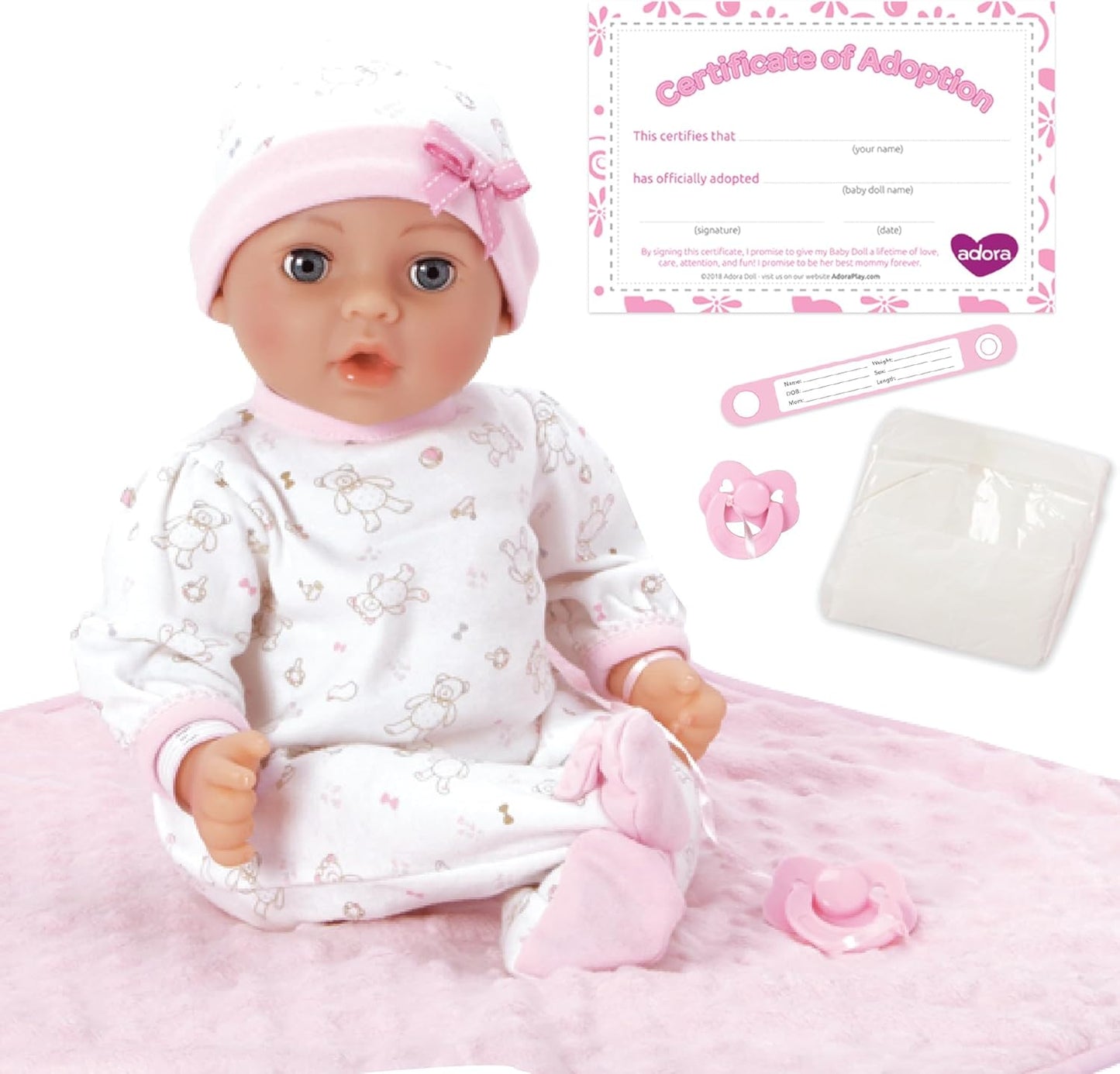Adora 16 Inch Girl Baby Doll with Accessories for Toddlers