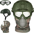 Airsoft Helmet Black Tactical Full Face Protection