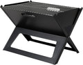 Notebook Charcoal Grill - Slim Foldable Portable Grill for Camping