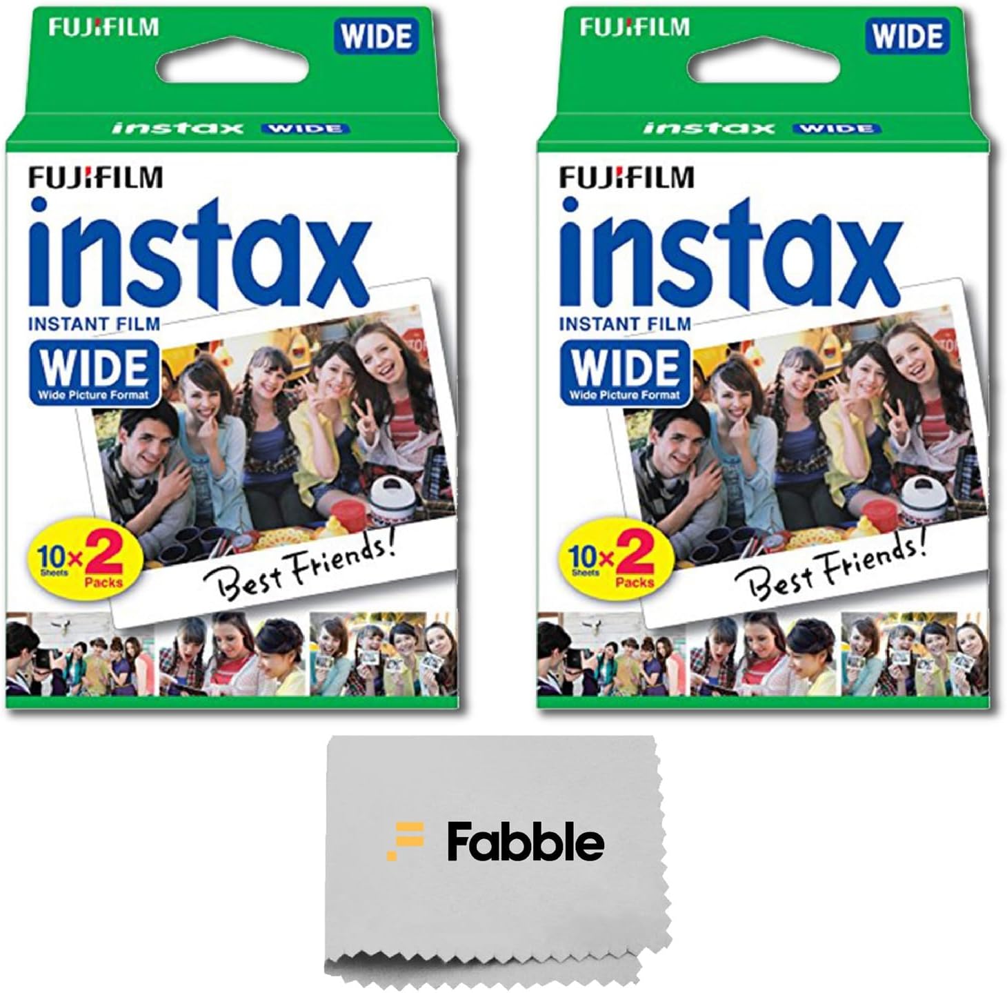 Fujifilm Wide Instant Film Twin Pack X2 for Stunning Photos