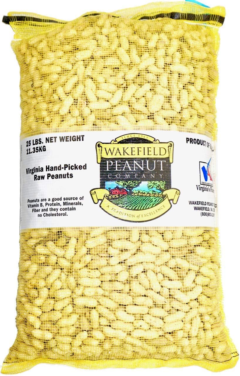 Wakefield Extra Large Virginia Peanuts for Animals, 25 LBS Bag