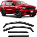 Voron Glass In-Channel Rain Guards for Dodge Durango 2011-2026 - 4pc