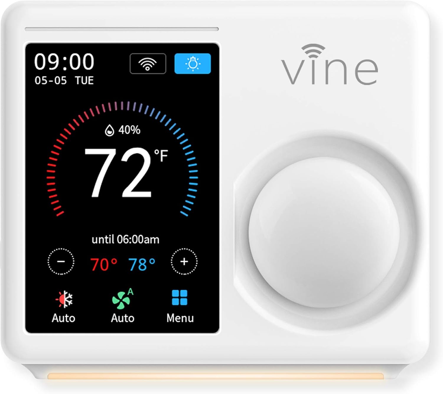 Vine Smart Thermostat: 7-Day Programmable, Wi-Fi Enabled