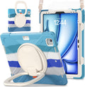 MEEgoodo Case for iPad Air 13 in (M3/M2) & iPad Pro 12.9 - Rugged