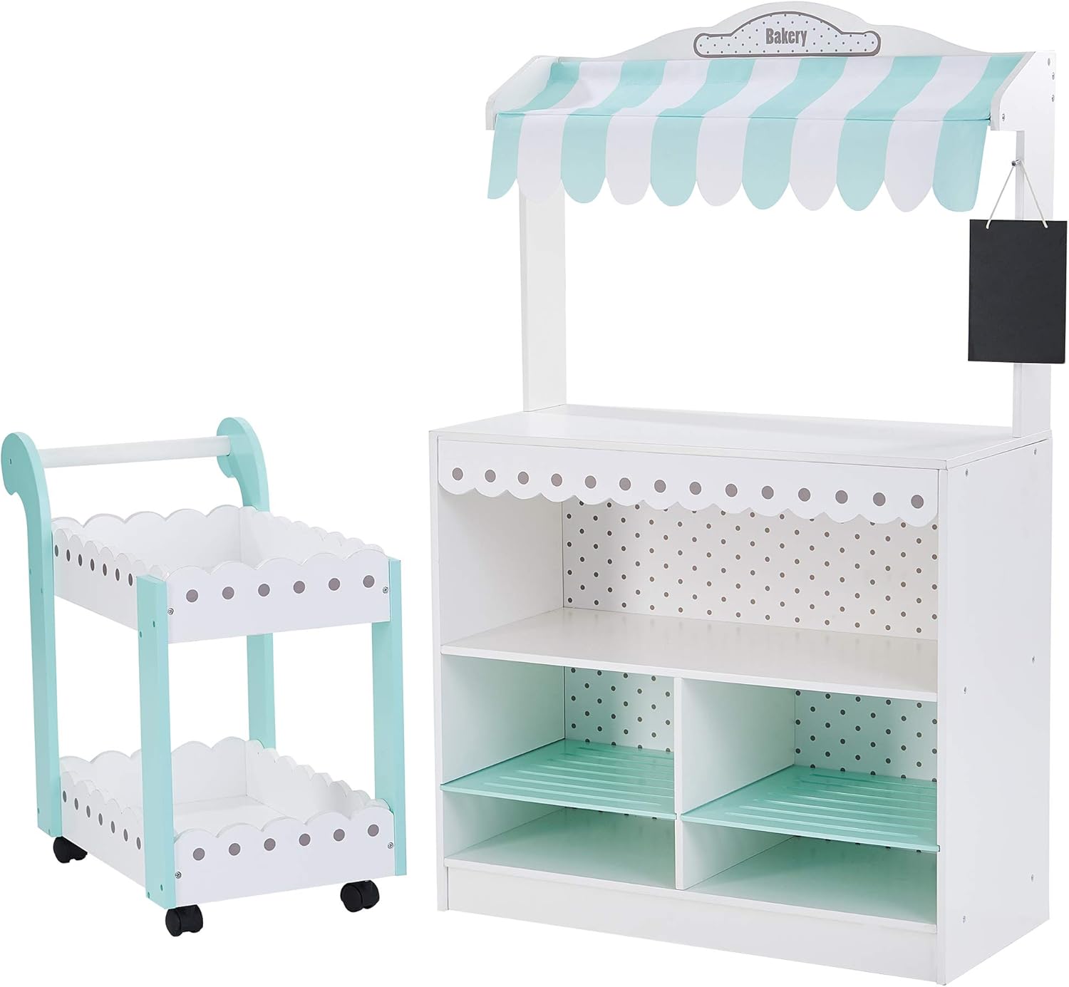 Teamson Kids My Dream Bakery Shop Play Set with 18 Pretend Treats