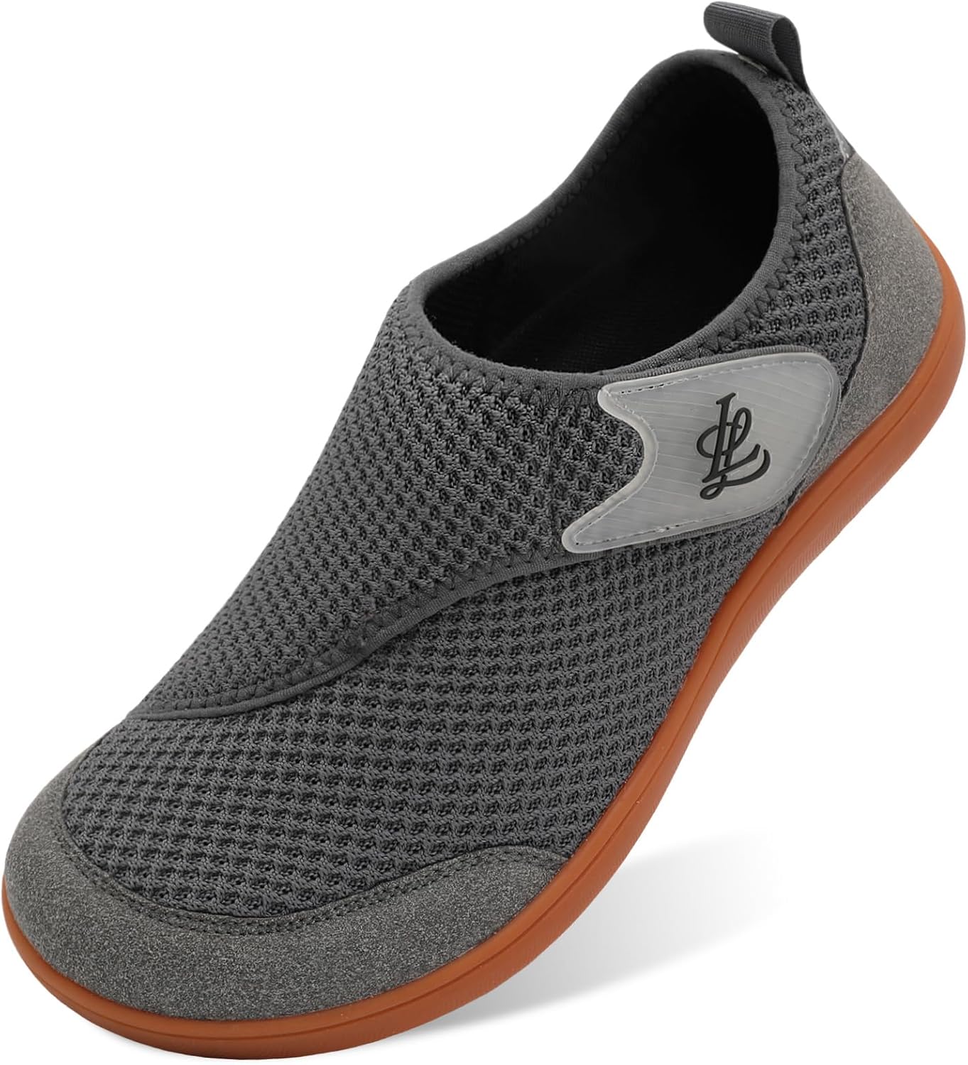 LeIsfIt Mens Walking Shoes Wide Adjustable Barefoot Comfort