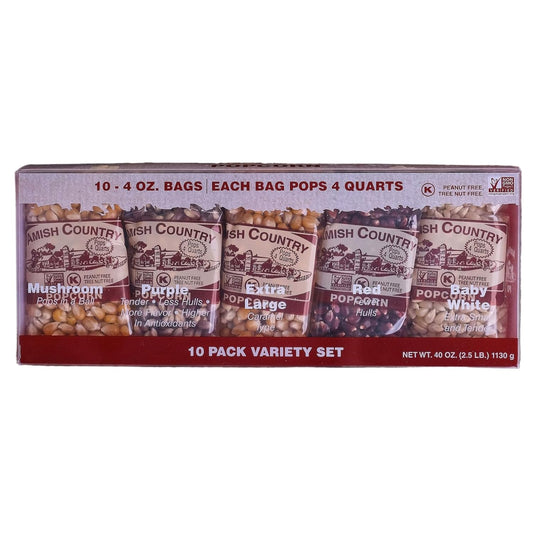 Amish Popcorn Gift Set | Old Fashioned Variety Kernels