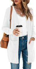 TASAMO Women's Kimono Cardigan Long Sleeve Open Front Casual Knit