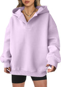 Womens Oversized Hoodies V Neck Sweatshirts - Cozy Fall Favorite
