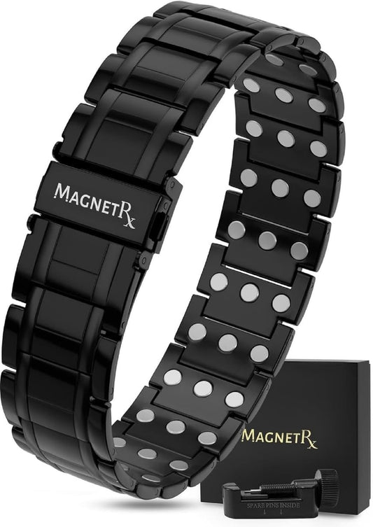 MagnetRX 3X Strength Magnetic Bracelets for Men - Premium Design