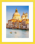 16x20 Picture Frame Yellow Solid Wood - Versatile Display Frame