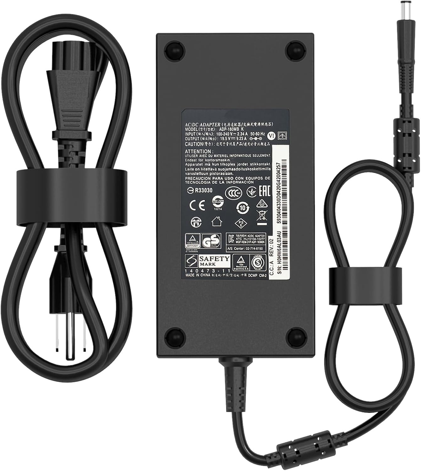 180W AC Charger for Dell G7 G5 Precision Laptops Power Adapter